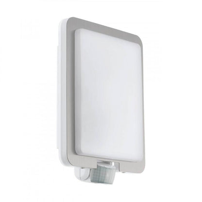 MUSSOTTO APLIQUE EXT ACERO H305 1X28W E27 C/SENSOR MOVIM