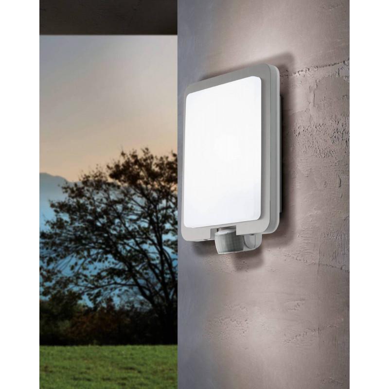 Lámpara Apliqué E27 Mussotto Acero Inoxidable, Blanco