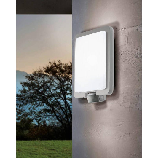 Lámpara Apliqué E27 Mussotto Acero Inoxidable, Blanco
