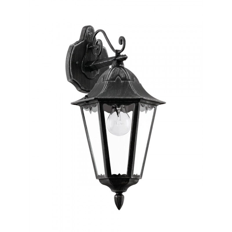 NAVEDO APLIQUE EXT. NEGRO ABAJO 1X60W E27