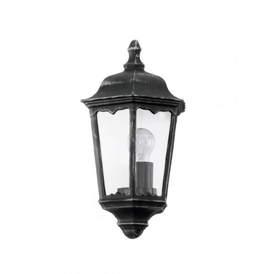 NAVEDO APLIQUE EXT. NEGRO MURO 1X60WE E27