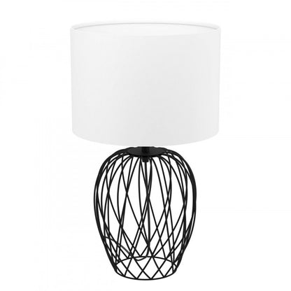 NIMLET SOBREMESA ACERO NEGRO H515 DM300 E27 1X40W IP20