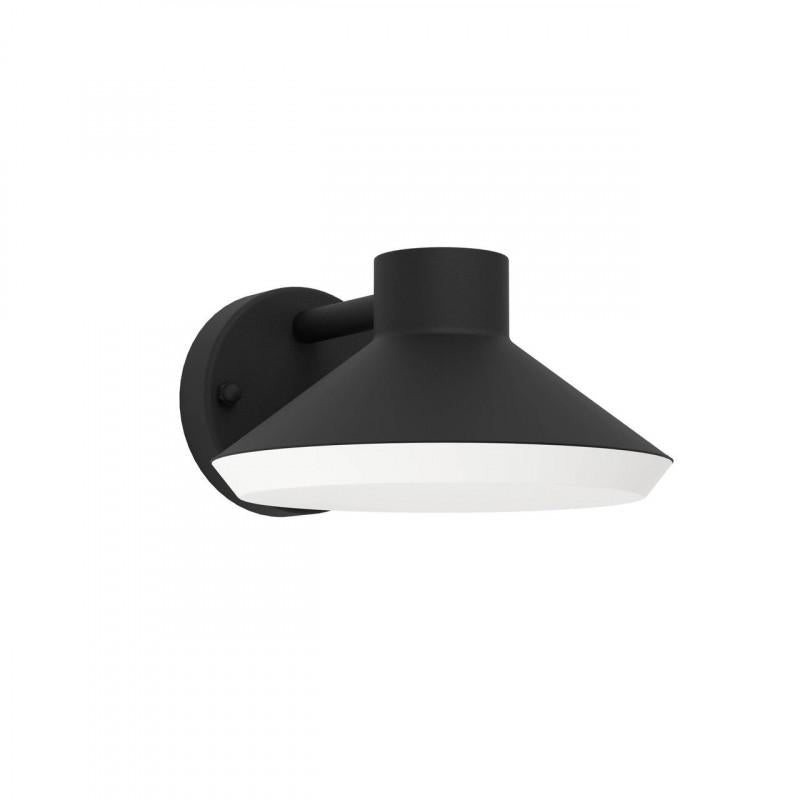 NINNARELLA APLIQUE ACERO NEGRO L205 H110 GU10 1X4,6W IP44
