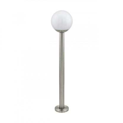 NISIA-Z PIE ACERO INOX CROMO H980 DM200 E27 1X9W IP44