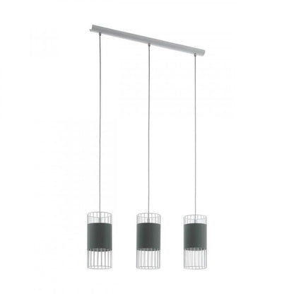 NORUMBEGA COLG ACERO BLANCO L740 H1100 E27 3X60W IP20