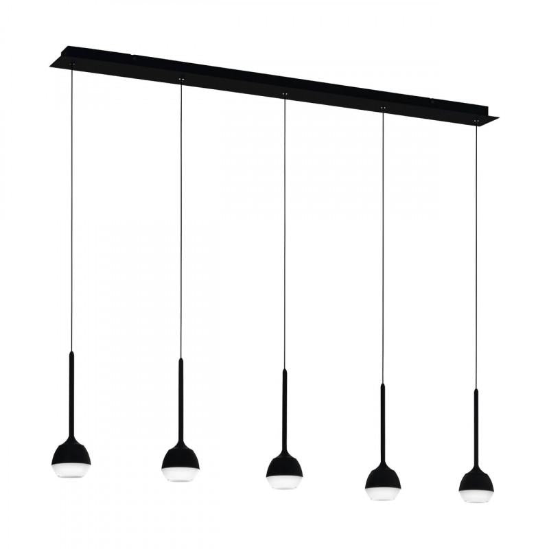 NUCETTO COLG ACERO  L1170 H1500 3000K LED 2750lm 5X4 5W