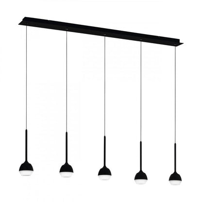 NUCETTO COLG ACERO  L1170 H1500 3000K LED 2750lm 5X4 5W