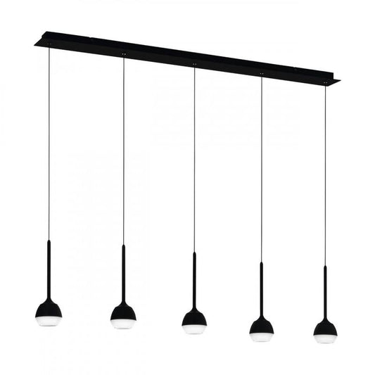 NUCETTO COLG ACERO  L1170 H1500 3000K LED 2750lm 5X4 5W