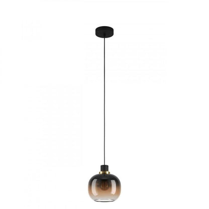 OILELLA LAMP COLG ACERO NEGRO H1100 DM190 E27 1X40W IP20