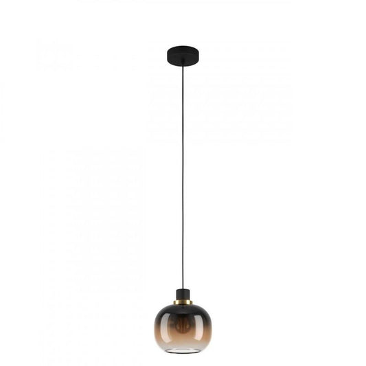 OILELLA LAMP COLG ACERO NEGRO H1100 DM190 E27 1X40W IP20