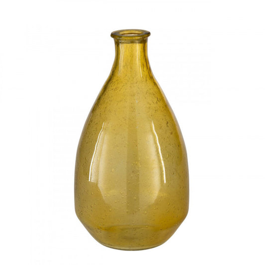 PADADA FLORERO DE VIDRIO AMARILLO H310 DM180