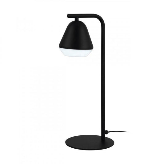 PALBIETA SOBREMESA NEGRO PLAST BLANCO H445 1X3W GU10 LED