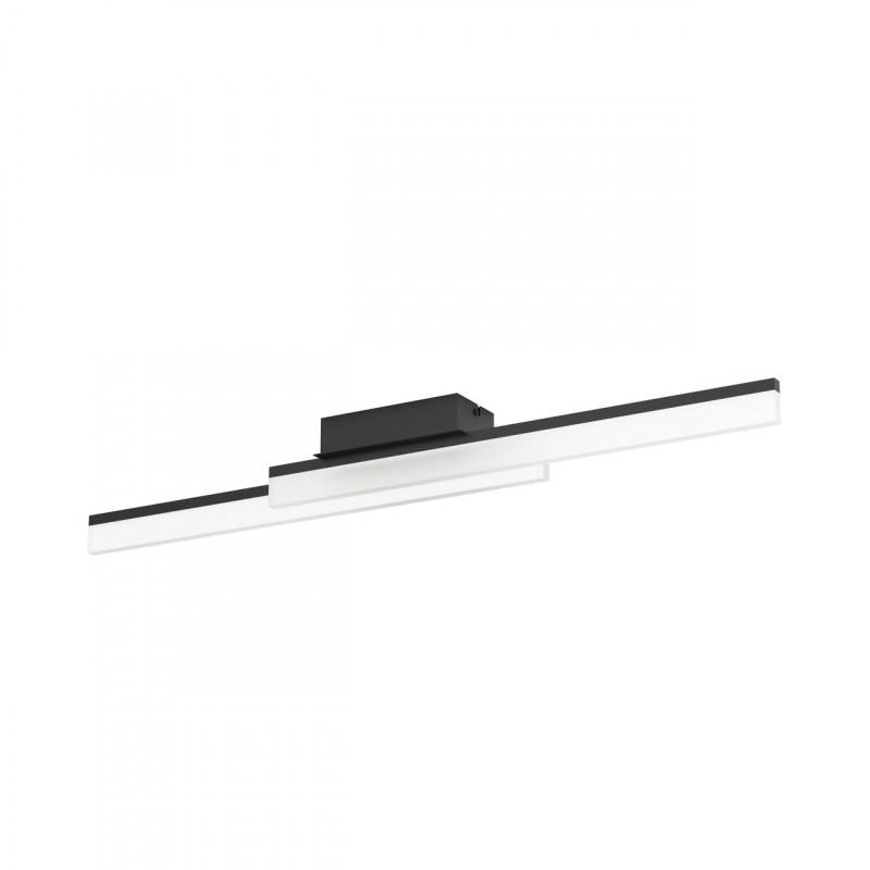 PALMITAL T-M ALUM ACERO NEGRO L880 H90 3000K LED 2X11W IP44