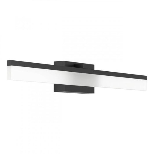PALMITAL APLIQUE ALUM NEGRO L595 H80 3000K LED 1X11W IP44