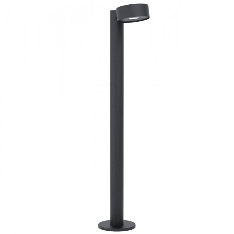 PALOSCO PIE ACERO NEGRO L140 H820  3000K LED 500lm 6W IP44