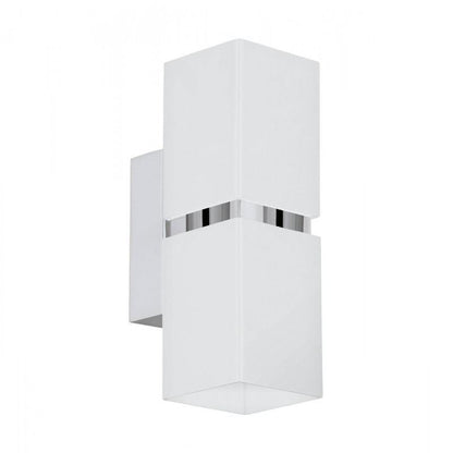 PASSA APLIQUE CROMO BLANCO L55 H170 2X3,3W GU10 LED 480lm
