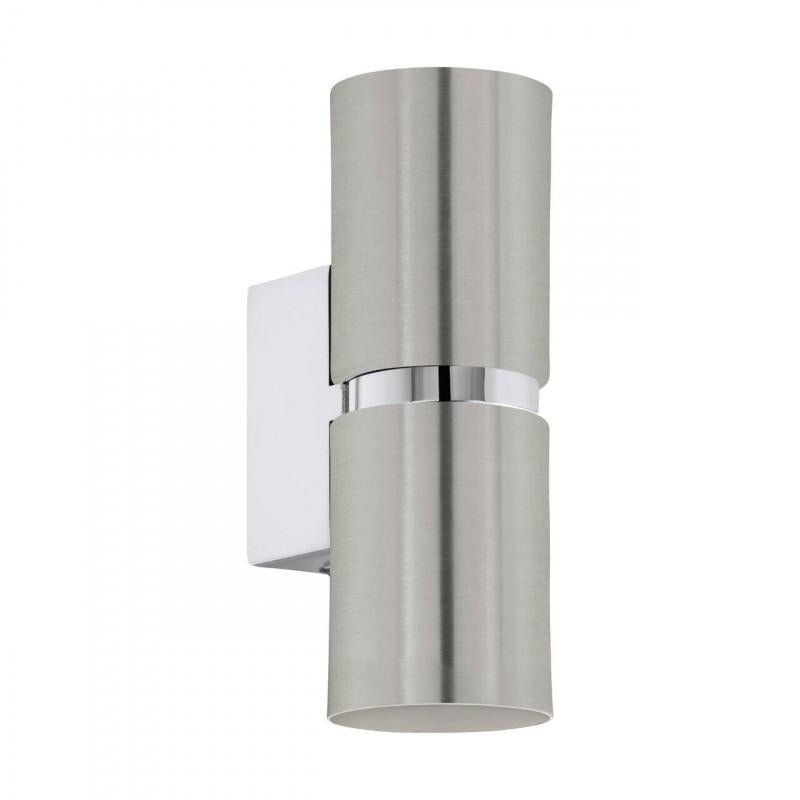 PASSA APLIQUE CROMO SAT NIQ DM60 H170 2X3,3W GU10 LED 480lm