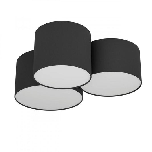 PASTORE 2 LAMP TECHO ACERO BLANCO L610 H255 E27 3X60W IP20