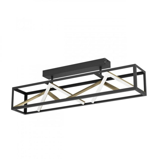 PENELA TECHO ALUM ACERO ORO NEGRO L870 H240 2765K LED IP20