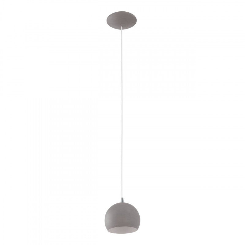 PETTO 1 COLG ACERO NÍQUEL SATIN H1100 DM150 GU10 1X3W IP20