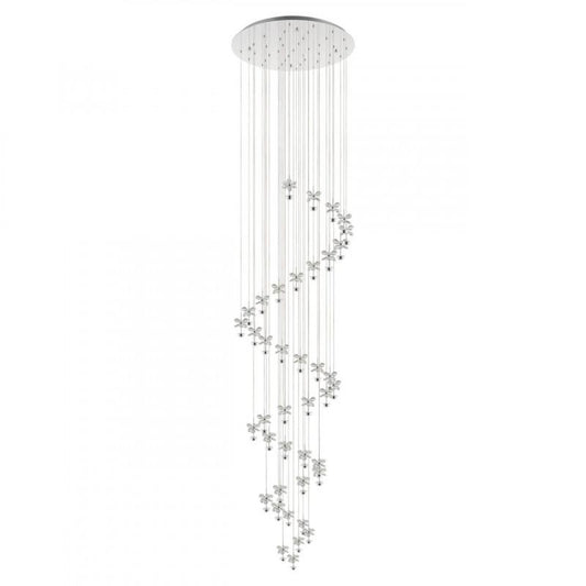 PIANOPOLI LAMP TECHO CRISTAL DM780 H3340 40x1 8 LED DIM