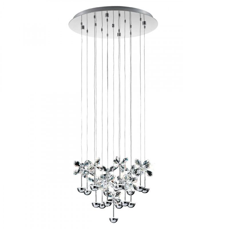 PIANOPOLI LAMP COLG CRISTAL DM500 15X2 5W LED 4050lm