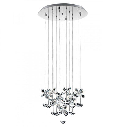 PIANOPOLI LAMP COLG CRISTAL DM500 15X2 5W LED 4050lm