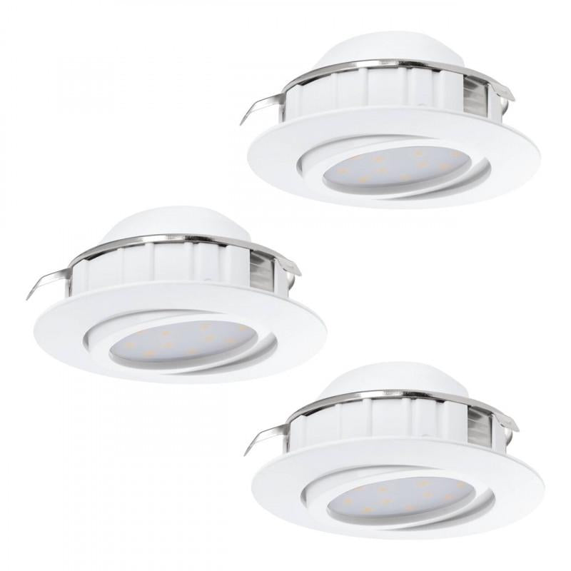 PINEDA LAMP EMBUTIDO PLASTICO BLANCO DM84 LC LED 3X6W