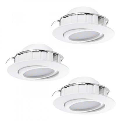 PINEDA LAMP EMBUTIDO PLASTICO BLANCO DM84 LC LED 3X6W