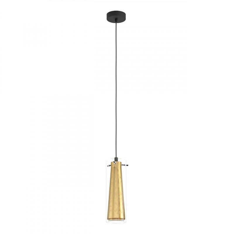 PINTO GOLD LAMP COLG ACERO NEGRO H1100 DM110 E27 1X60W