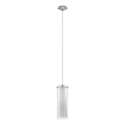 PINTO LAMP COLG ACERO CROMO H1100 DM110 E27 1X60W