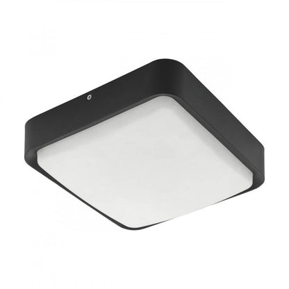 PIOVE-C T/M ALUM NEGRO L250 H250 3000K LED 14W IP44