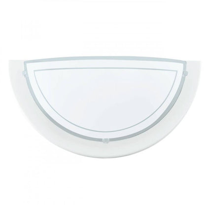 PLANET 1 APLIQUE MEDIALUNA BLANCO L290 H145 1X60W E27