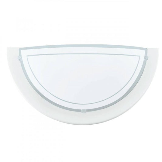 PLANET 1 APLIQUE MEDIALUNA BLANCO L290 H145 1X60W E27