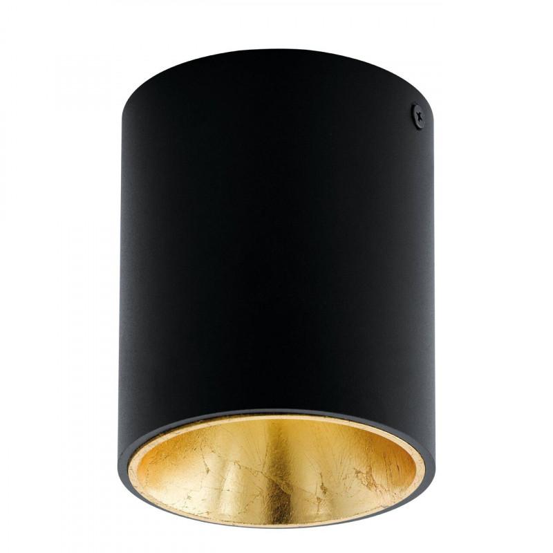 POLASSO FOCO SP NEGRO-DORADO DM100 1X3,3W LED 340lm