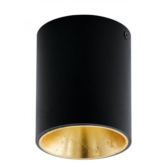 POLASSO FOCO SP NEGRO-DORADO DM100 1X3,3W LED 340lm