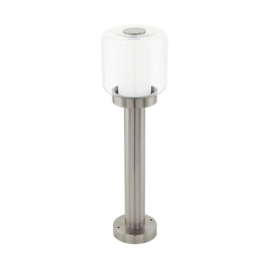 POLIENTO FAROL POSTE EXT ACERO VIDRIO PLAST H500 1X40W E27