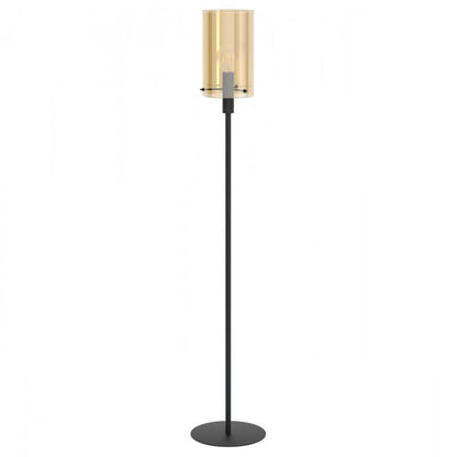 POLVERARA LAMP PIE ACERO NEGRO H1550 DM180 LC E27 1X40W