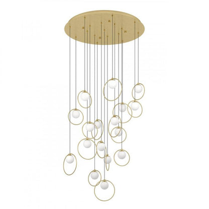 PORTOCOLOM COLG ACERO L18,91 DM1700 3000K 5950lm 17X3W