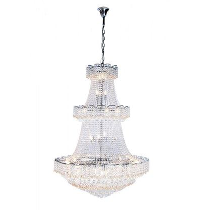 PRAGA 3 COLG CRISTAL CROMADO DM1000 36X40W E14 (8884/1000CR)