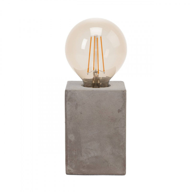 PRESTWICK LAMP SOBREMESA CERAMICA GRIS 1X60W E27