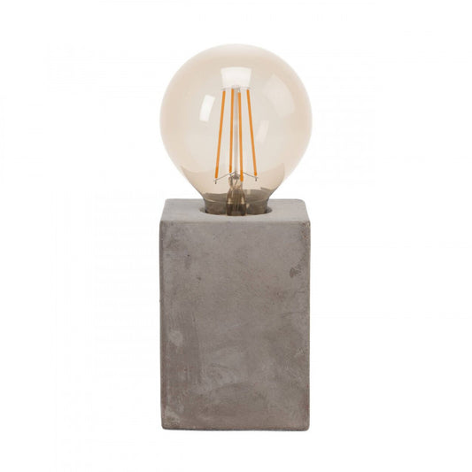 PRESTWICK LAMP SOBREMESA CERAMICA GRIS 1X60W E27