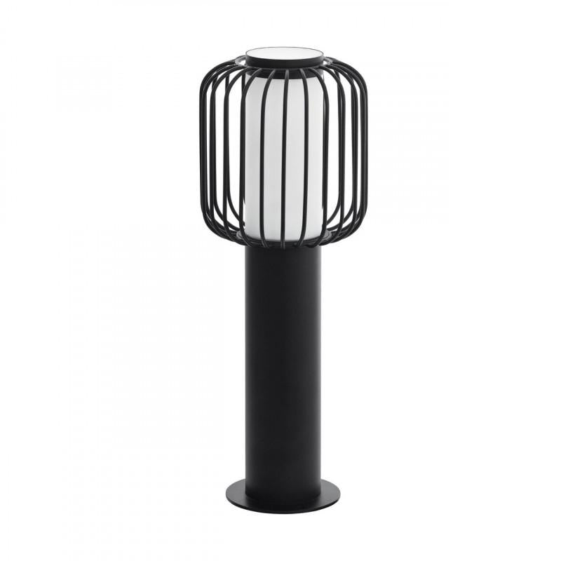 RAVELLO PIE ACERO ZINC NEGRO H450 DM165 E27 1X28W IP44