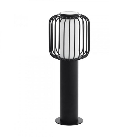 RAVELLO PIE ACERO ZINC NEGRO H450 DM165 E27 1X28W IP44