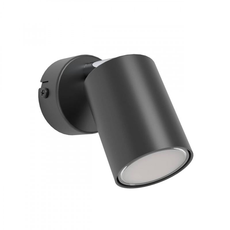 RECISO-E FOCO ACERO NEGRO L100 H85 DM60 GU10 1X5W IP20