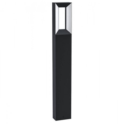 RIFORANO PIE ALUM NEGRO L110 H770 3000K LED 1100lm 2X5W IP44