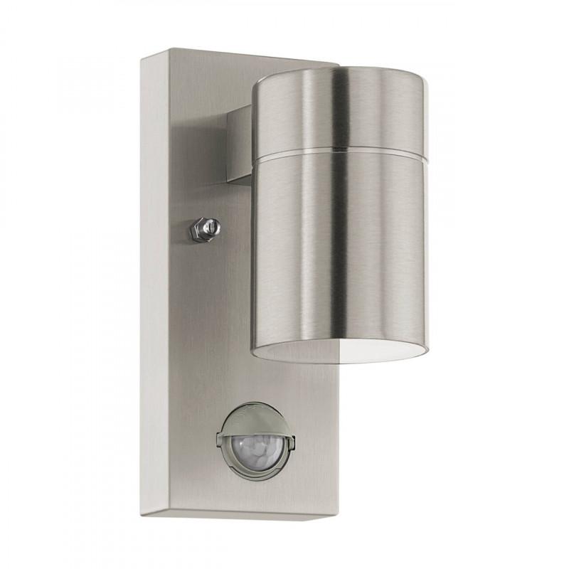 RIGA 5 APLIQUE ACERO INOX CROMO L65 H165 GU10 1X3W IP44