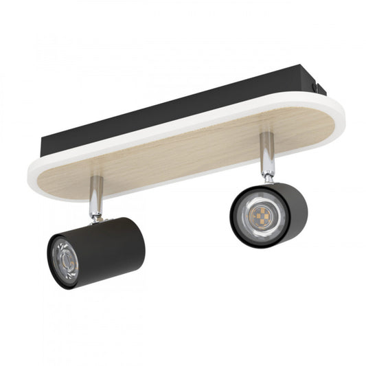 RIMBOCCHI FOCO ACERO CAFÉ L340 H150 3000K LED 1500LM IP20