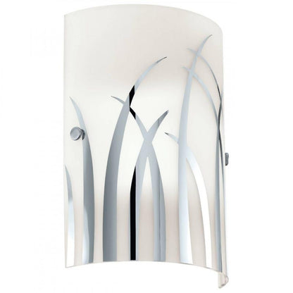 RIVATO APLIQUE BLANCO DISE¥O L180 1X60W E14 ACERO