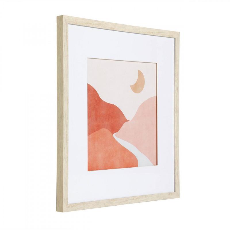 CUADRO PINTURA A MANO ROBERVAL RIO Y LUNA L500 H500 DM0